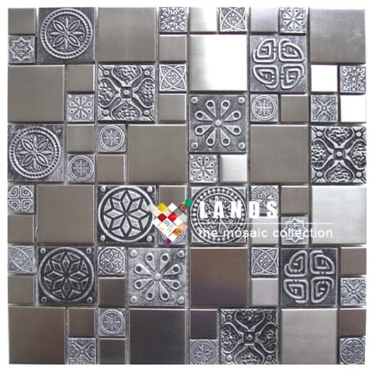 Mosaic Tile_Metal Mosaic Wall Tile_LSMT005